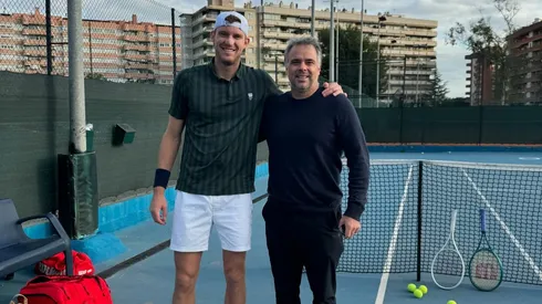 Fernando González compartió hace unos días con Nicolás Jarry.
