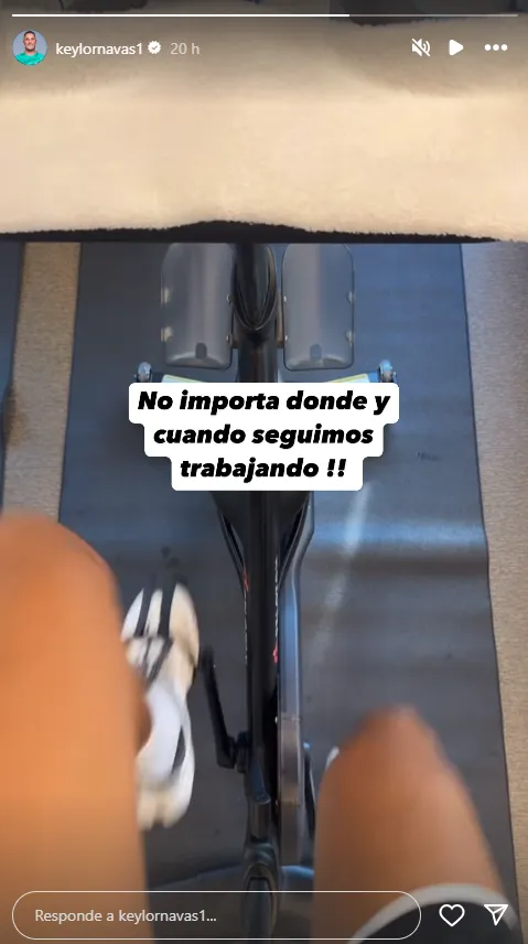 El mensaje de Keylor Navas en medio de rumores con Colo Colo. Foto: Instagram.