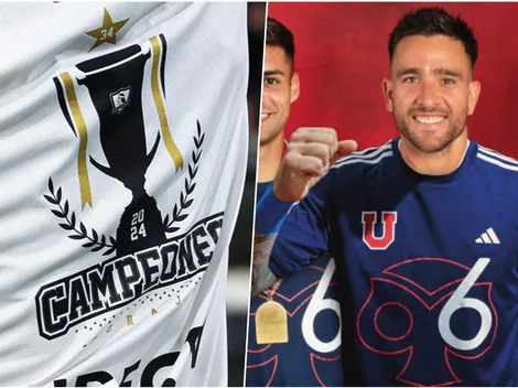 Las camisetas de festejo que lanzaron Colo Colo y la U