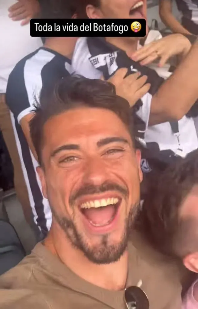 El jugador de U de Chile disfrutó de la final de la Copa Libertadores.