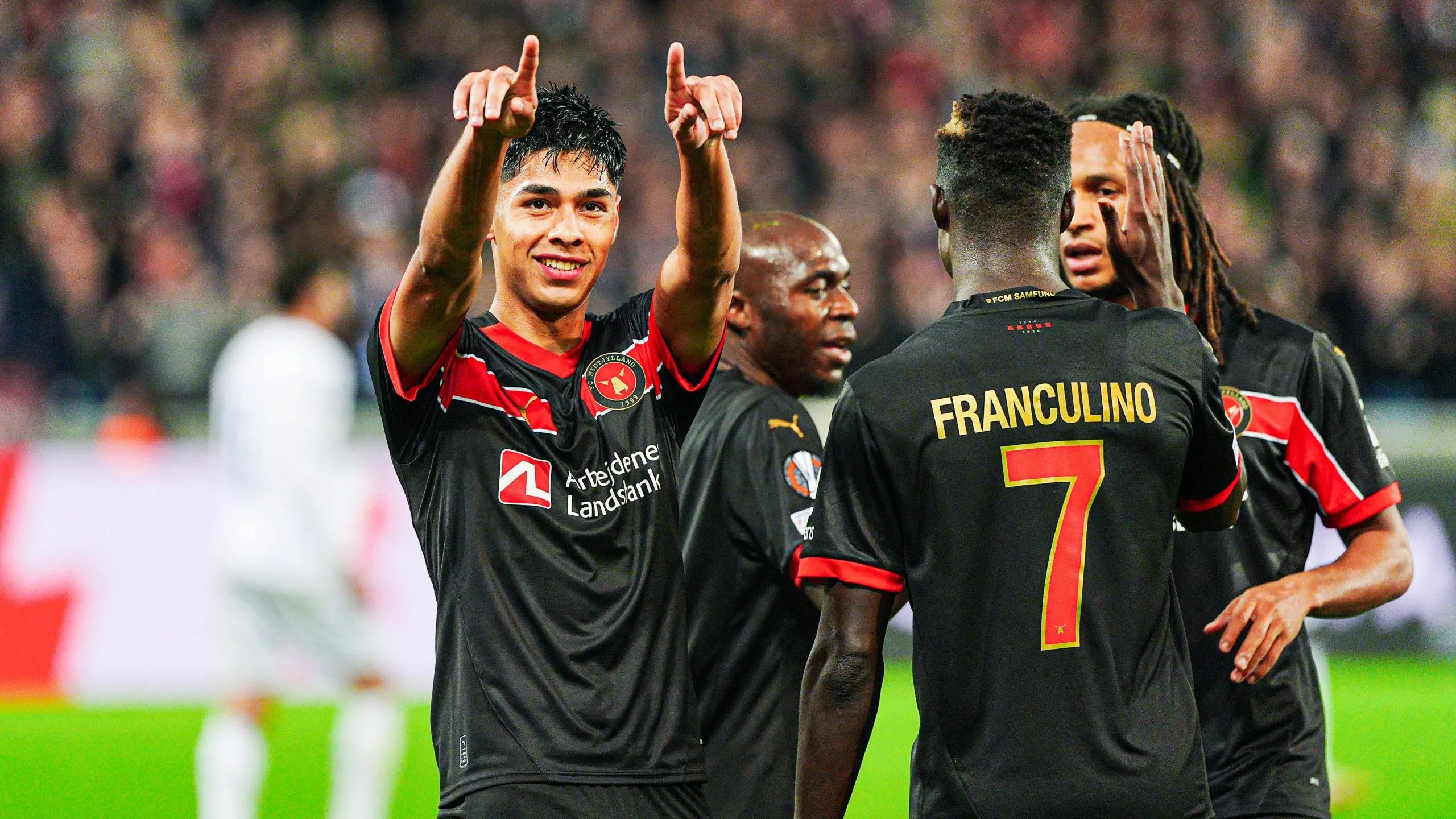 Osorio fue la gran novedad del Midtjylland