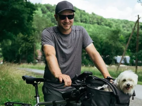 Increíble hazaña de ciclista que pedalea de Ecuador a Santiago