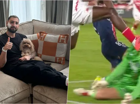 Donnarumma actualiza su estado tras horrible pisotón: "Todo bien"