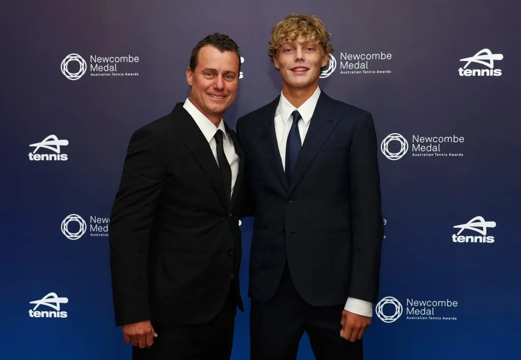 Lleyton Hewitt y Cruz Hewitt /Getty Images