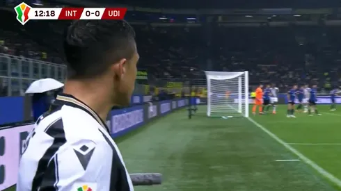 Casi gol olímpico: Alexis debuta en Udinese en su regreso a las canchas.