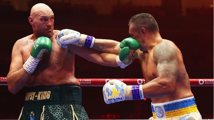 Tyson Fury y Oleksandr Usyk se volverán a ver las caras este sábado en Arabia Saudita.