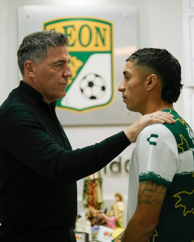 Berizzo y Cabral trabajan juntos en León de México. Imagen: Instagram.