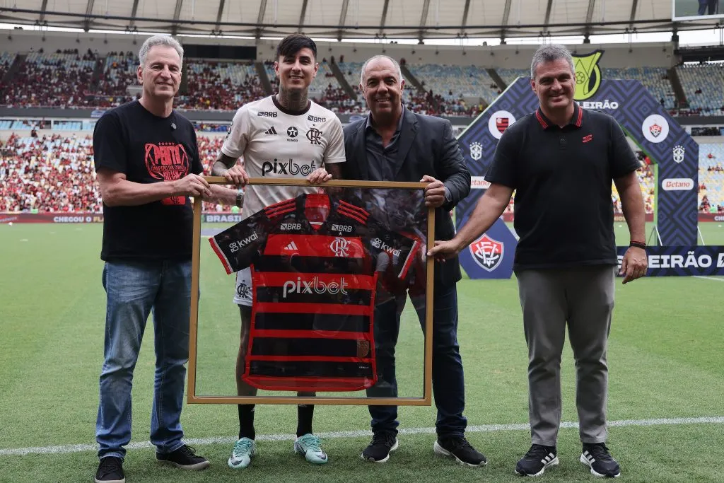 Erick Pulgar fue reconocido en Flamengo | Getty Images