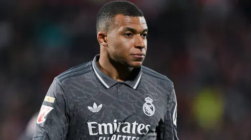 Kylian Mbappé jugando por el Real Madrid.
