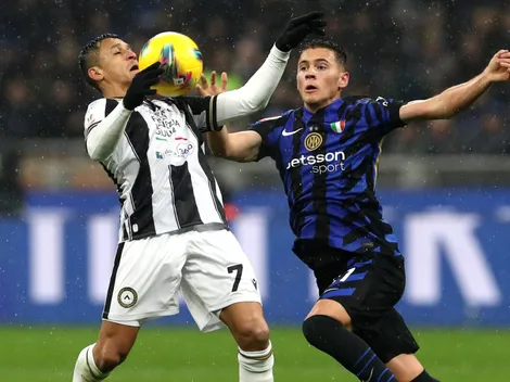 Alexis Sánchez aleona al Udinese y tira el CV encima