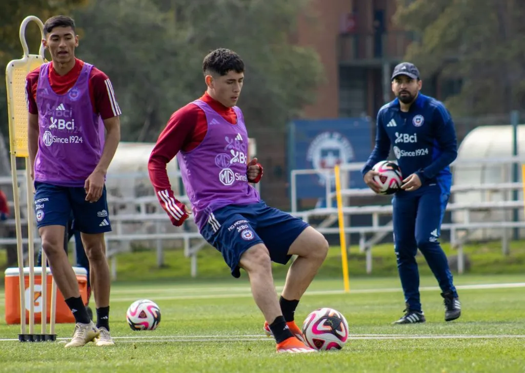 Flavio Moya en la Roja Sub 20. (Foto: Carlos Parra | Comunicaciones FFCh).