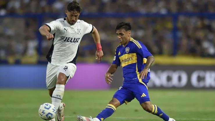 Felipe Loyola ante Boca Juniors.