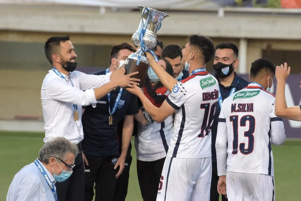 Felipe Núñez ganó el título de la Segunda División con Deportes Recoleta. (Alexis Chavez/Photosport).