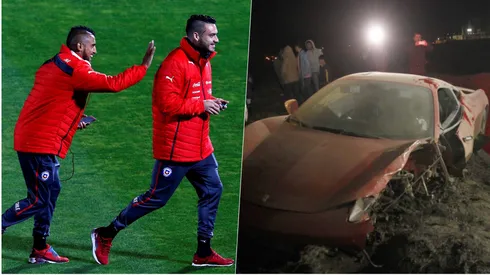 Mauricio Pinilla comentó lo ocurrido después del choque de Arturo Vidal el 2015