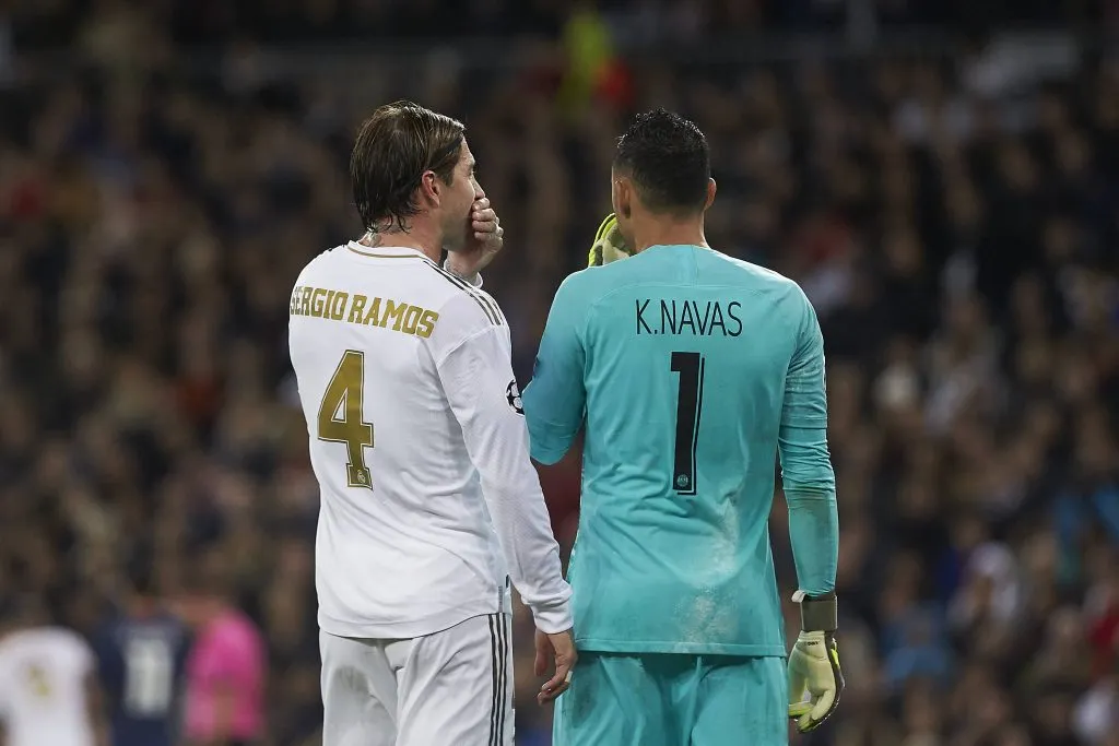 Sergio Ramos en el Real Madrid y Keylor Navas en el PSG. (Foto: Imago).
