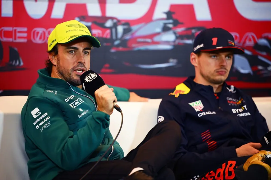 Fernando Alonso no nombró a Max Verstappen el 2018, pero sí lo alabó el 2023 como el ‘Mejor’. (Foto: Clive Mason/Getty Images)