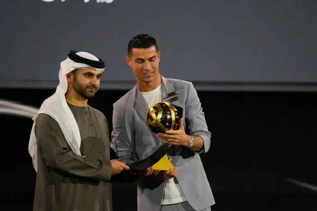 Cristiano Ronaldo en los Globe Soccer Awards