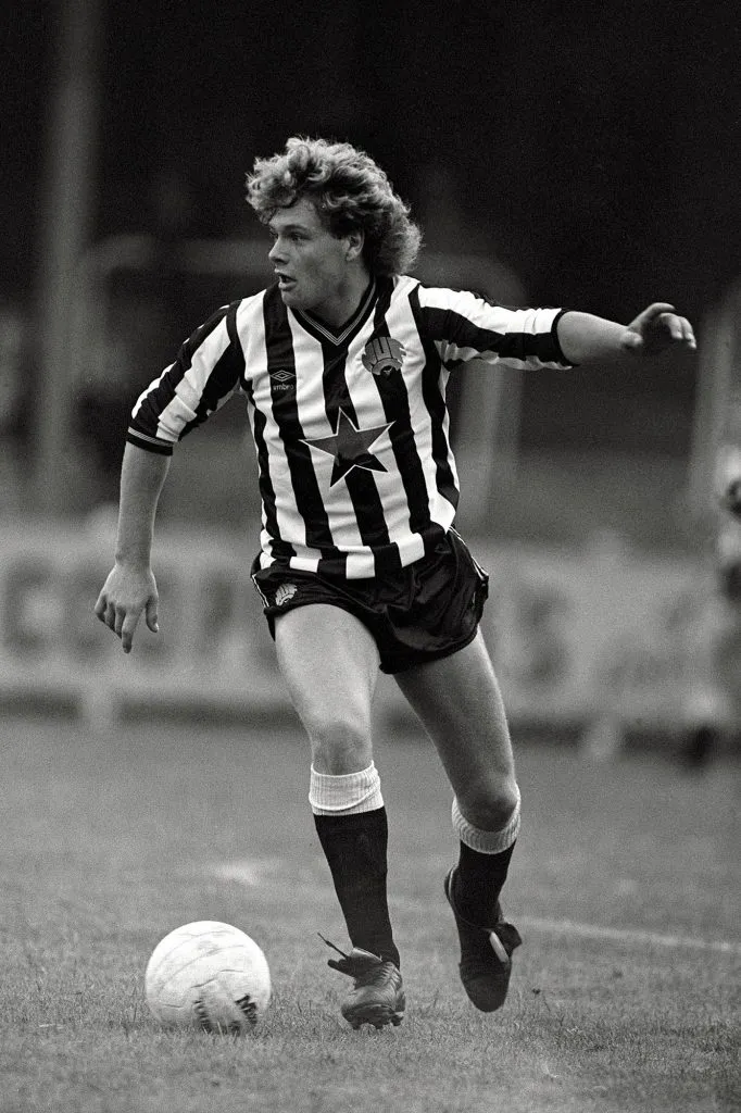 Paul Gascoigne en el Newcastle United en 1985 (Imago).