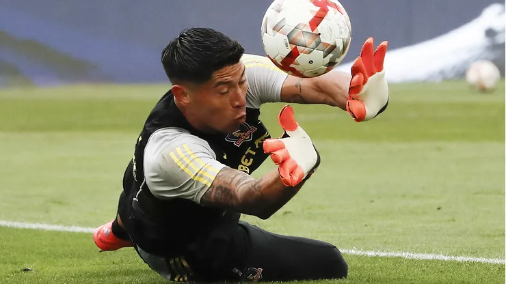 El entrenamiento de Brayan Cortés, aún sin club.