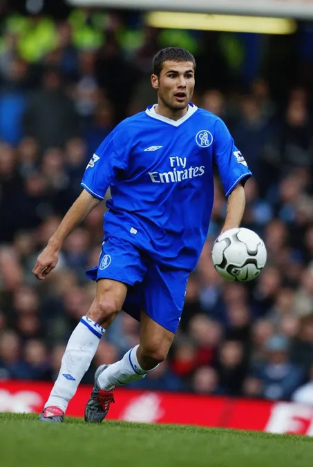 Adrian Mutu del Chelsea&nbsp;en 2003 (Getty Images).