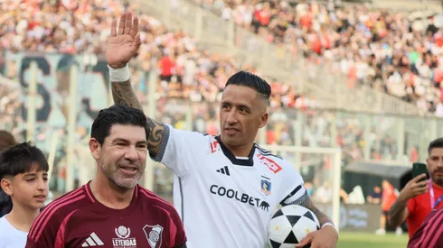 Lucas Barrios jugó su último partido con Colo Colo.