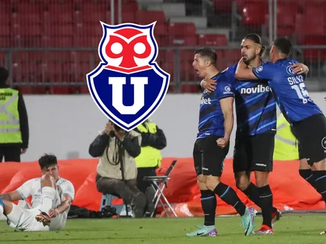 La U va con todo por delantero de... Huachipato