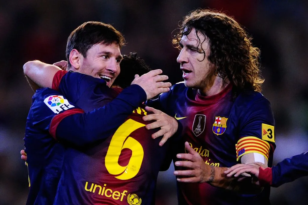 Lionel Messi y Carles Puyol compartieron en el FC Barcelona durante diez años, del 2004 al 2014. (Foto: David Ramos/Getty Images)