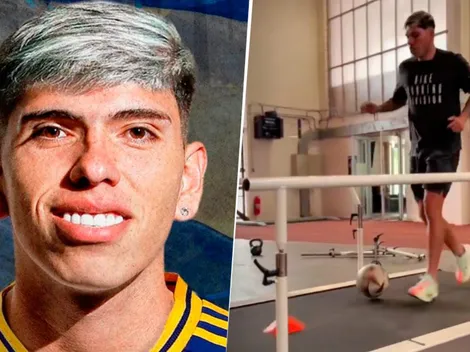 El especial trabajo de Palacios para ser titular en Boca Jrs