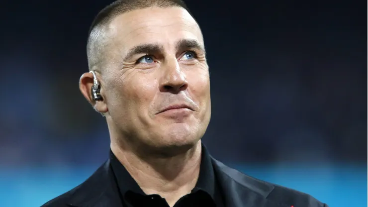 Fabio Cannavaro en la UEFA Champions League.