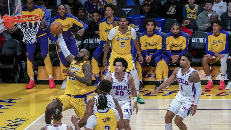 LeBron en los Lakers.