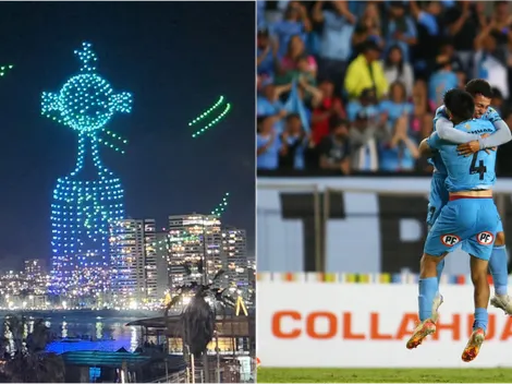 ¡Con Copa Libertadores incluida! Tecnológico show en Iquique