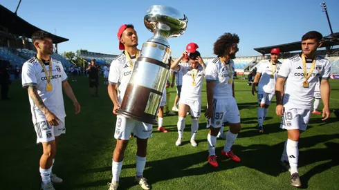 Colo Colo tras ganar la Supercopa 2024.