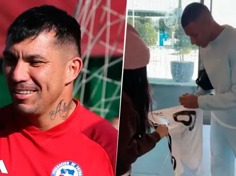Hijo de Medel protagoniza curioso chascarro con Mbappé