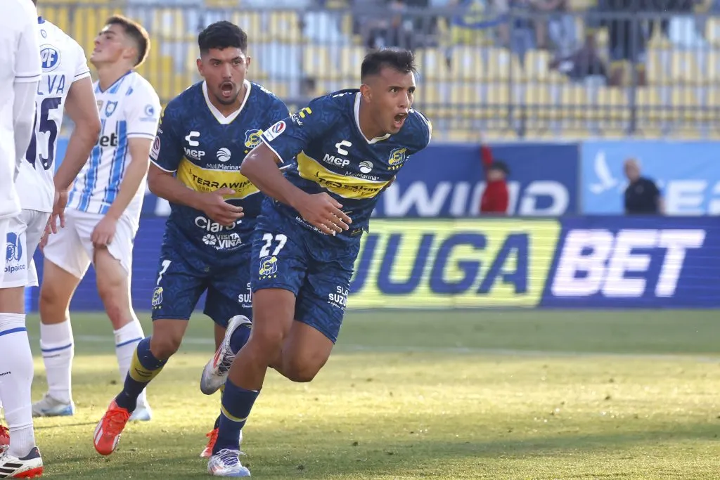 Rodrigo Contreras anotó 17 goles con la camiseta de Everton en el 2024. ¿Será Universidad de Chile su próximo destino? | Foto: Photosport.
