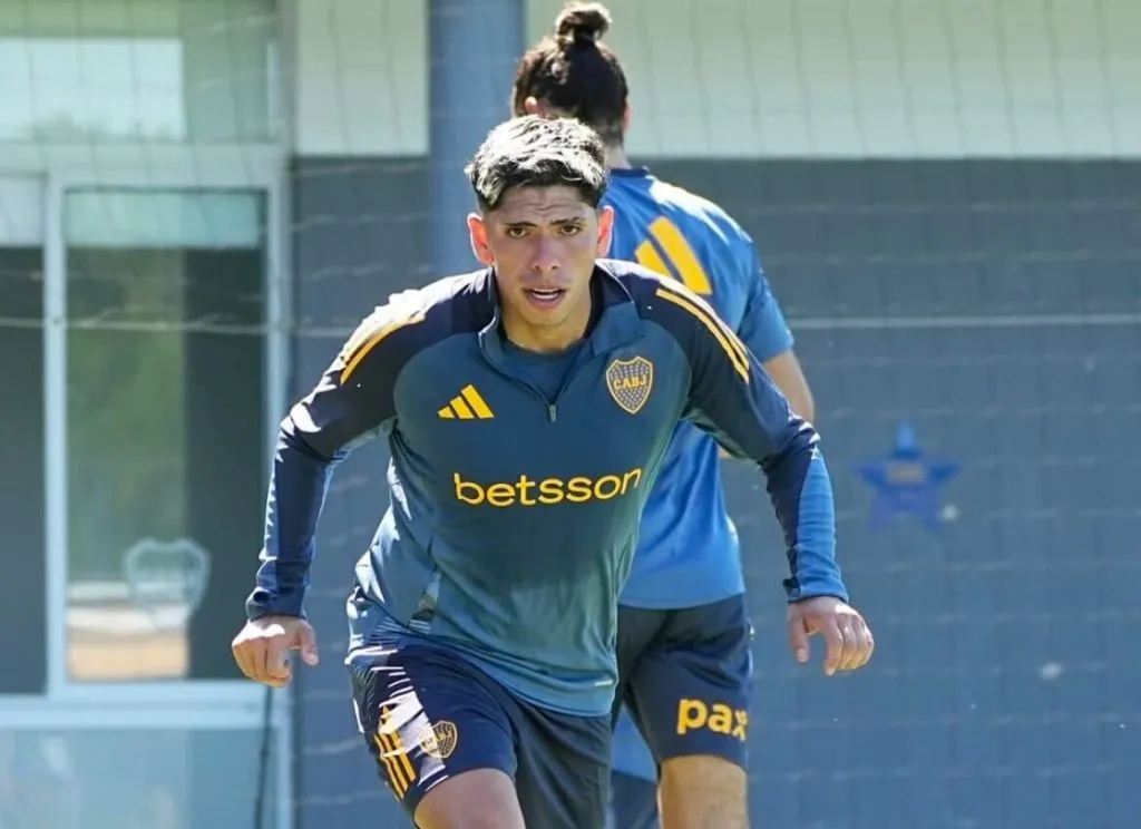 Carlos Palacios sigue en observación en Boca Juniors. Foto: Boca Juniors.