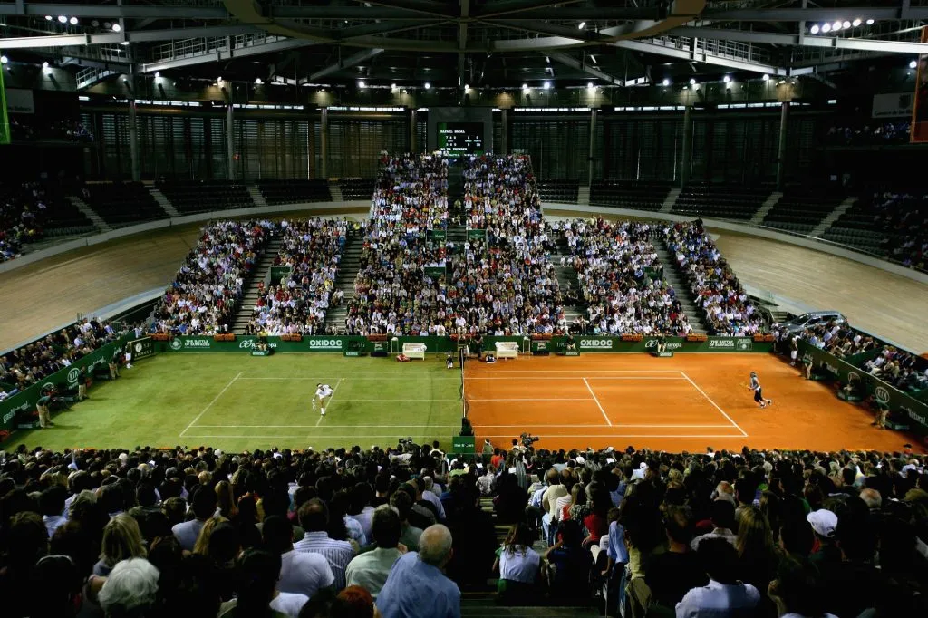 Batalla de las Superficies en 2007, Roger Federer vs. Rafael Nadal (Getty Images).