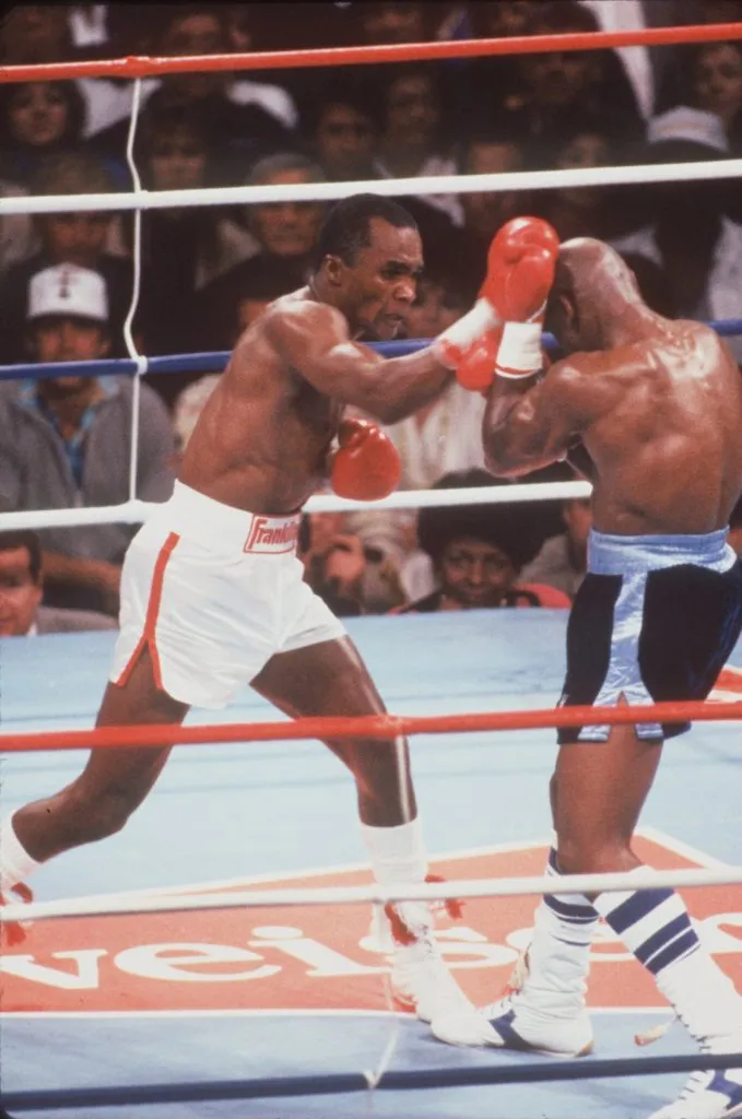 “La Súper Pelea” de Sugar Ray Leonard y Marvin Hagler es una de las mejores peleas del boxeo. (Foto: Mike Powell/Allsport)