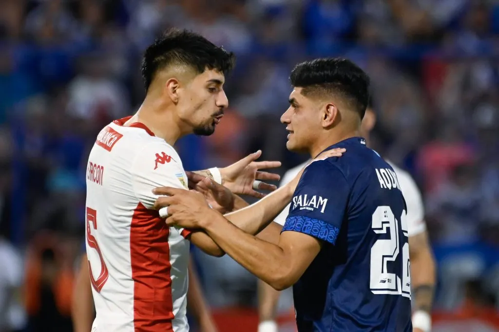 Williams Alarcón y el ahora refuerzo de Colo Colo, Claudio Aquino.