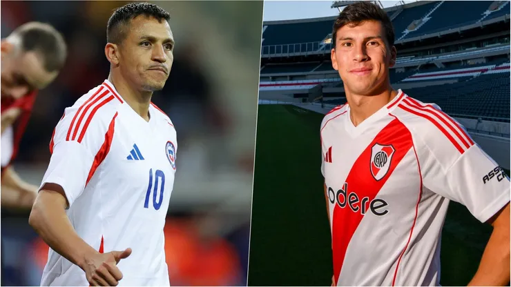 Alexis Sánchez celebró la llegada de Gonzalo Tapia a River Plate.