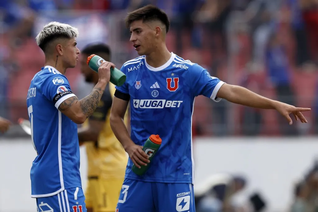 David Retamal sorprendió en sus primeros partidos con la U. Foto: Photosport.