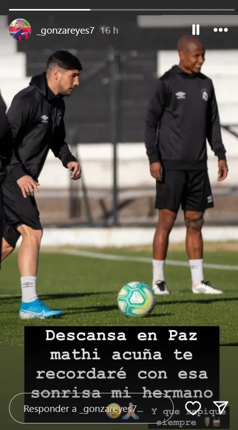 Captura Instagram Gonzalo Reyes.