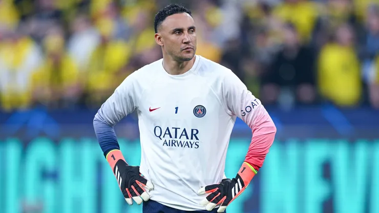 Keylor Navas en el PSG. Desde julio que está sin club.