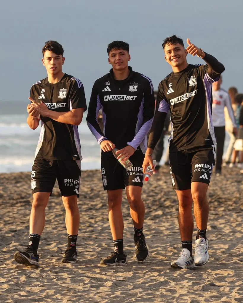 Colo Colo tiene a seis canteranos para cumplir con la regla Sub 21 en su pretemporada. Foto: Colo Colo.