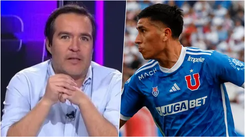 Cristián Caamaño advierte a la U y le baja el pulgar a Sepúlveda como lateral izquierdo.