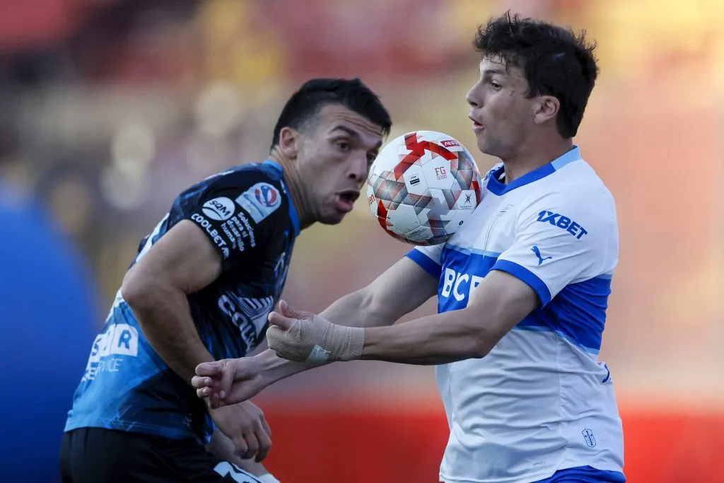 Gonzalo Tapia realiza la pretemporada con River Plate tras salir de la UC. (Andres Pina/Photosport)