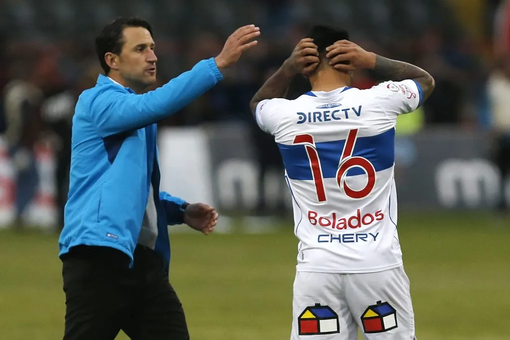 Beñat San José y Bolados coincidieron en Antofagasta y la UC. (Marcelo Hernández/Photosport).
