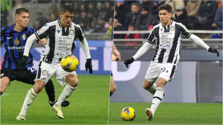 Alexis Sánchez y Damián Pizarro no lo pasan bien en Udinese.