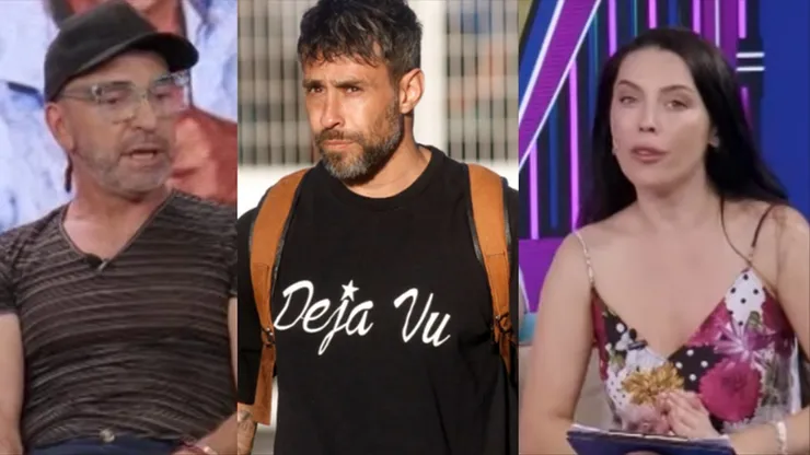 La panelista y el comediante tuvieron fueron cruce en TV+.