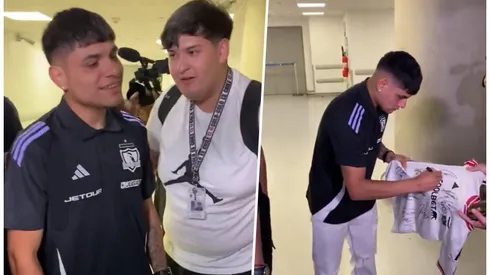 Claudio Aquino llegó al país para firmar por Colo Colo.