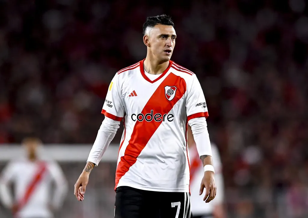 Matías Suárez con la camiseta de River Plate en Argentina. (Photo by Marcelo Endelli/Getty Images)